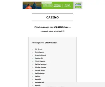 Casinooversigten.dk Screenshot