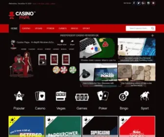 Casinopapa.co.uk Screenshot