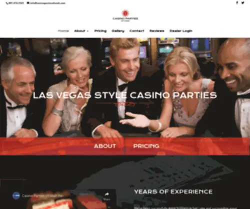 Casinopartiesofutah.com Screenshot