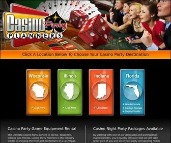 Casinopartyplanners.com Screenshot