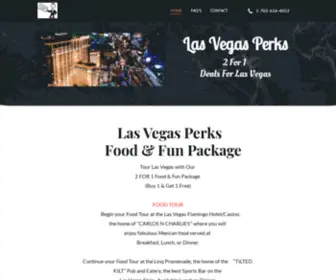 Casinoperks.com(Las Vegas Discounts) Screenshot