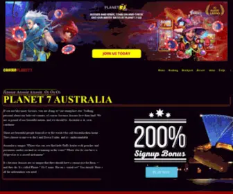 Casinoplanet7.com(Planet 7 Oz) Screenshot