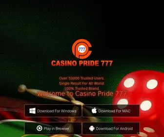 Casinopride777.com Screenshot