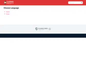 Casinoprofy.com(Choose your language) Screenshot
