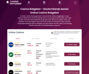 Casinoratgeber.de Screenshot
