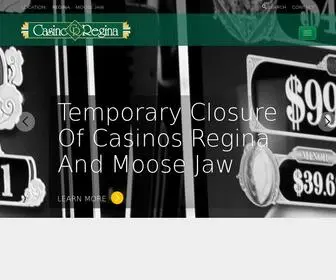 Casinoregina.com Screenshot
