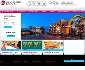 Casinoroyalehotel.com(Las Vegas Hotel) Screenshot