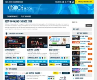 Casinos.uk.com Screenshot