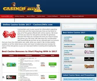 Casinos2Win.com Screenshot