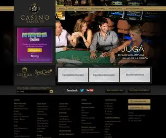 Casinosantafe.com.ar Screenshot