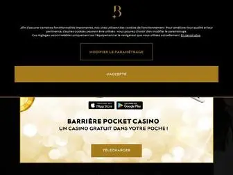 Casinosbarriere.com Screenshot