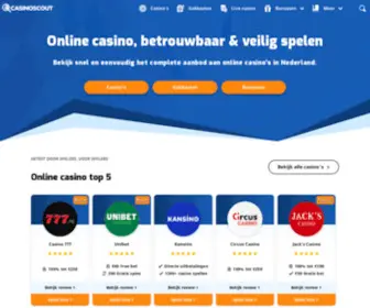 Casinoscout.nl Screenshot