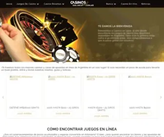 Casinosenlinea.com.ar Screenshot