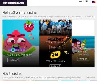 Casinoshark.cz Screenshot