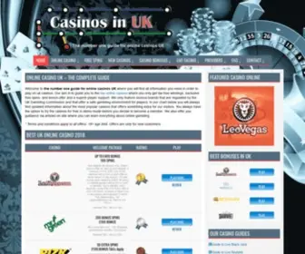 Casinosinuk.co.uk(Free spins) Screenshot