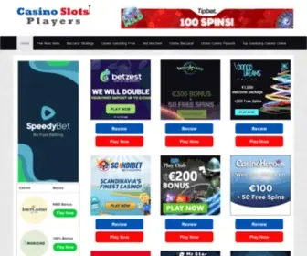 Casinoslotsplayers.com Screenshot