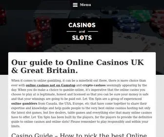 Casinosnslots.com Screenshot