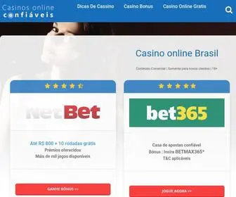 Casinosonlineconfiaveis.com.br Screenshot