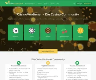 Casinoverdiener.com Screenshot