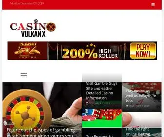 Casinovulkanx.com Screenshot