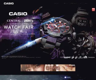 Casio-CMG.com(CASIO WATCHES THAILAND) Screenshot
