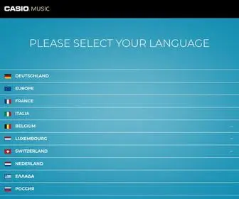 Casio-Music.com(Offizieller Shop) Screenshot