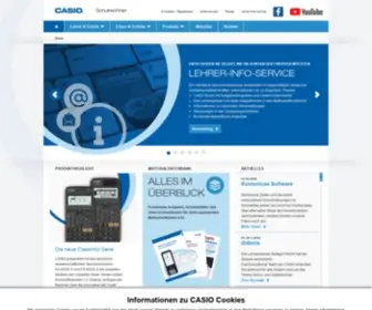Casio-Schulrechner.de(Rechner für Schüler und Lehrer) Screenshot
