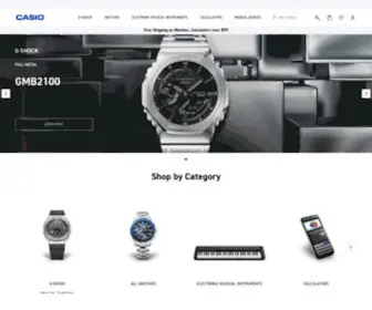 Casio.com(Official Online Shop) Screenshot
