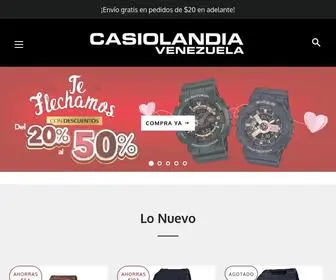 Casiolandia.com(Casio Store Venezuela) Screenshot