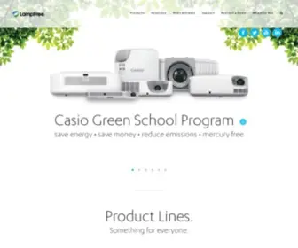 Casioprojector.com(Lamp Free) Screenshot
