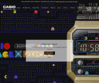 Casiowatches.co.nz(Casio New Zealand) Screenshot