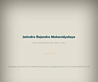 Casjrm.org(Jatindra Rajendra Mahavidyalaya) Screenshot