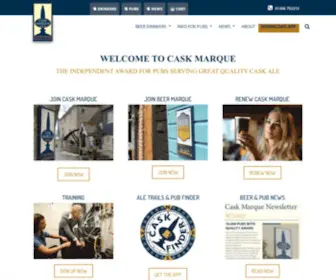 Cask-Marque.co.uk(Cask marque) Screenshot