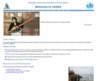 Caska.org(Chicago Area Sea Kayakers Association (CASKA)) Screenshot