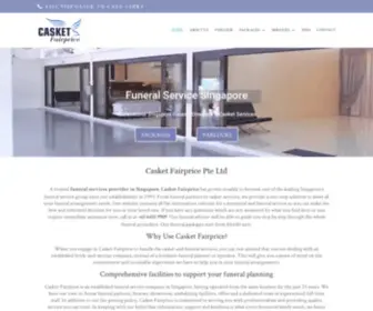 Casketfairprice.com(Casket Fairprice) Screenshot
