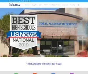 Caslv.org(CASLV (Coral Academy of Science Las Vegas)) Screenshot