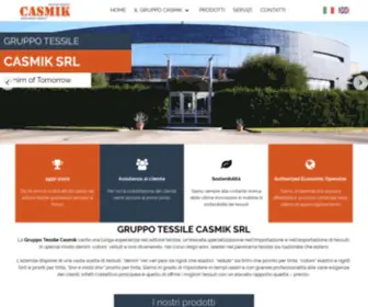 Casmik.it(Gruppo Tessile Casmik) Screenshot