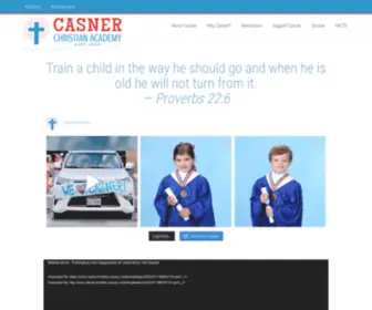 Casnerchristian.org(Casner Christian Academy) Screenshot