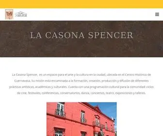 Casonaspencer.org(Centro Cultural en Cuernavaca) Screenshot