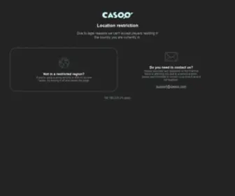 Casoo6.com(Location restriction) Screenshot