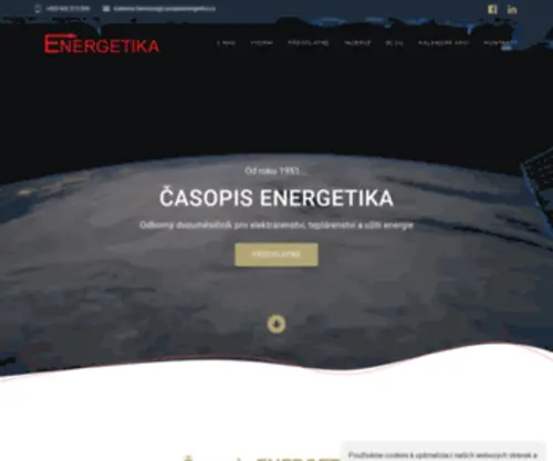 Casopisenergetika.cz(Časopis ENERGETIKA) Screenshot