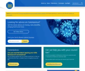 Cas.org.uk(Citizens Advice Scotland) Screenshot