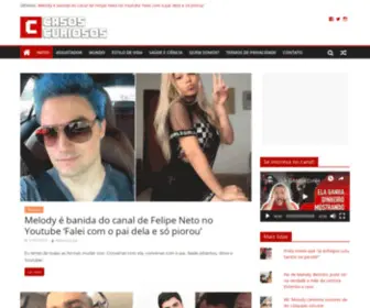 Casoscuriosos.com.br(InÃ­cio) Screenshot