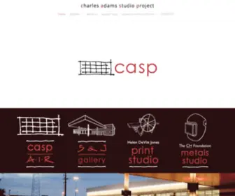 Casp-ARTS.org(Charles adams studio project) Screenshot