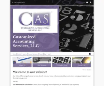Caspaola.com(Customized Accounting Services) Screenshot