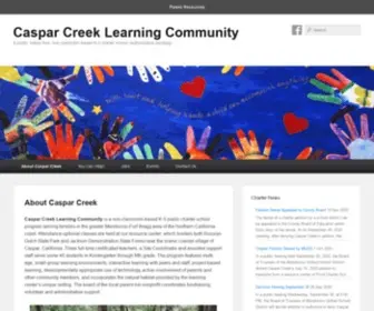 Casparcreek.org(5 charter school (authorization pending)) Screenshot