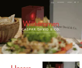 Caspardavid.co(Erste Seite) Screenshot