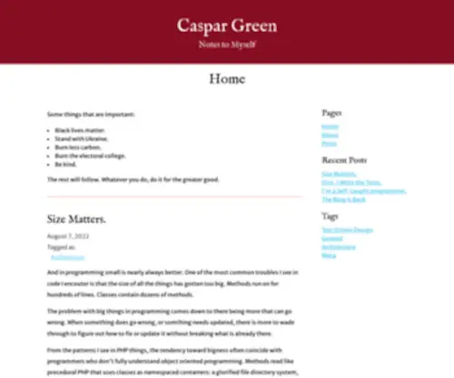 Caspar.green(Caspar Green) Screenshot