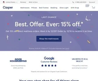 Casper.com(Casper®) Screenshot
