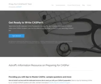 Caspertest.com(Prep for CASPer) Screenshot